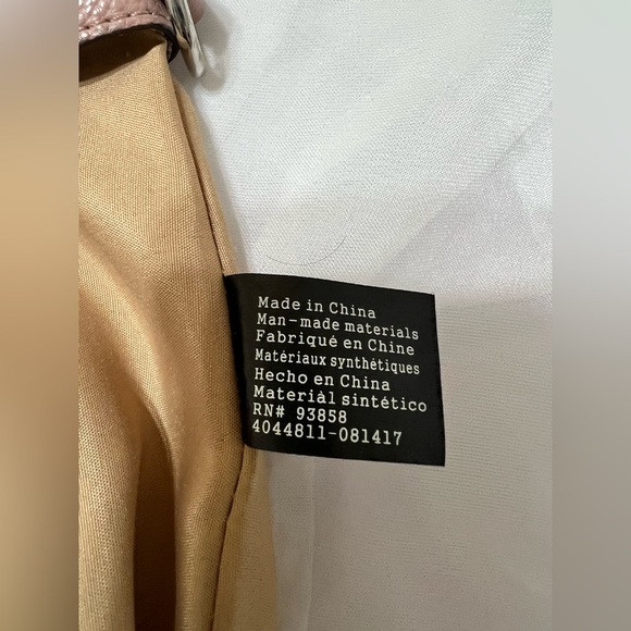 Nanette Lepore Blush Pebbled Vegan Leather Handbag - Picture 5 of 9